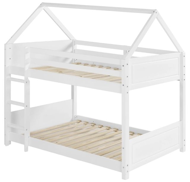 Powell® Georgie White Twin/Twin Youth House Bunk Bed-3