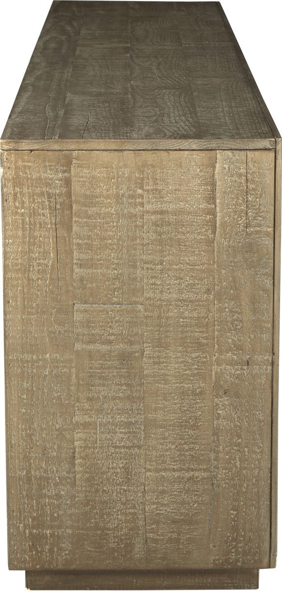 Signature Design by Ashley® Waltleigh Distressed Brown Accent Cabinet-4