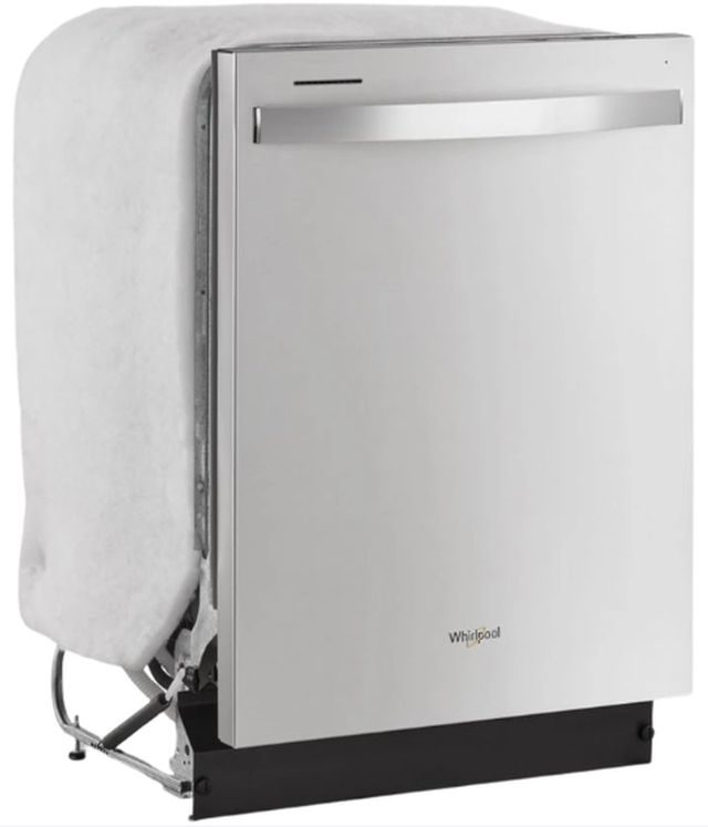 Whirlpool® 24" Fingerprint Resistant Stainless Steel Built In Dishwasher with Boost Cycle and Triple Filtration Wash-2