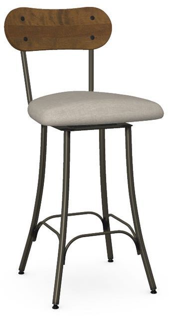 Amisco Bean Swivel Counter Stool-0
