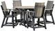 Nature's Best Furniture Customizable Contemporary Polyethylene Outdoor Counter Dining Chair-1
