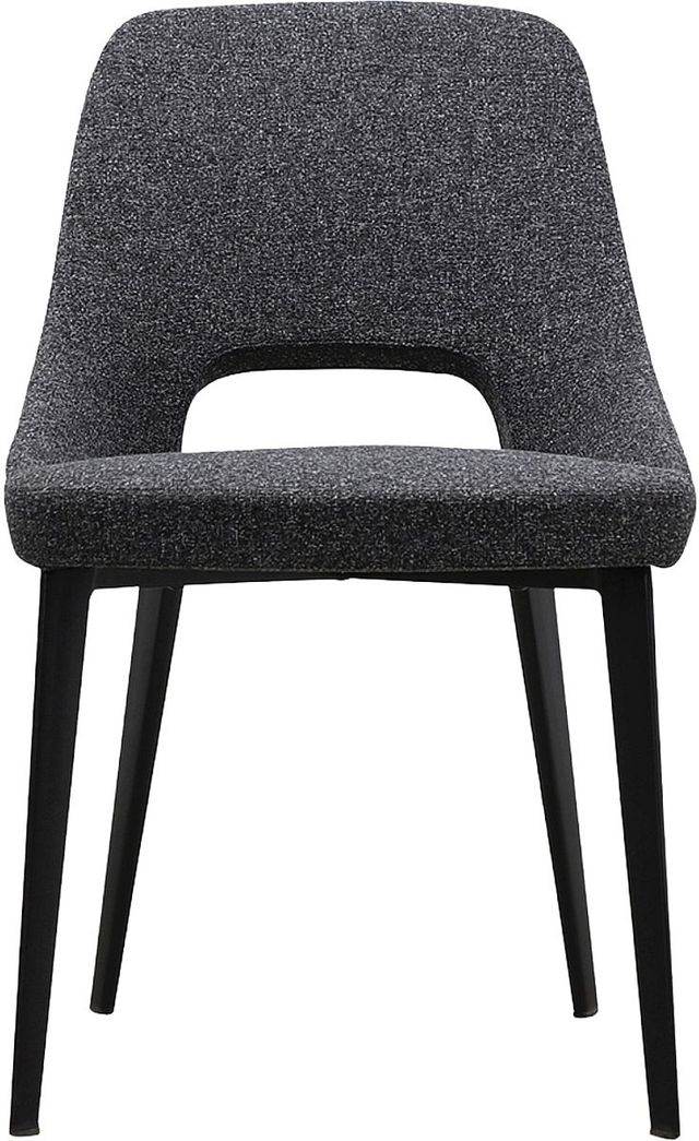Moe's Home Collection Tizz Dark Grey Dining Side Chair-1