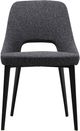 Moe's Home Collection Tizz Dark Grey Dining Side Chair-1