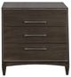 Fairfield® Libby Langdon Farley Smoked 3-Drawer Nightstand-3
