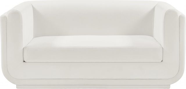 Meridian Furniture Kimora Cream Loveseat-1