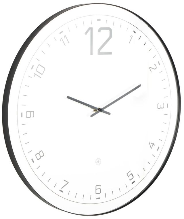 Deco Marche Multi Colored 24” Decorative Wall Clock with Black Frame-1