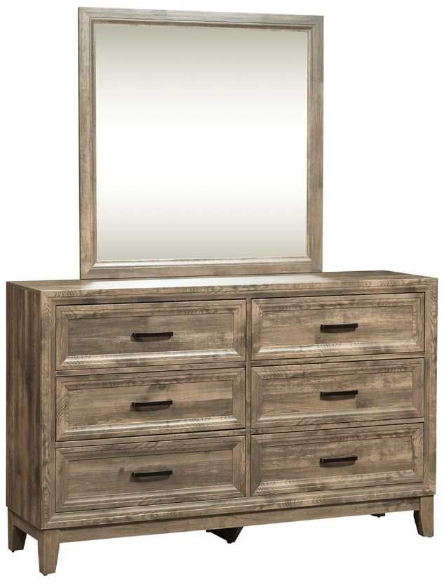 Liberty Furniture Ridgecrest 4-Piece Cobblestone Queen Bedroom Set with Chest-3