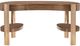 Hooker® Furniture Eleana Light Caramel Writing Desk with Sunlit Bronze Base-2