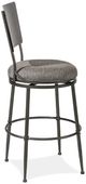 HH2 Home Towne Charcoal Swivel Bar Stool-1