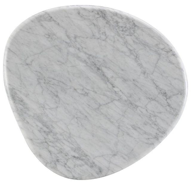ACME Furniture Haidar Brown/Natural Marble End Table-4