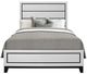 Global Furniture USA Kate Foil White Youth Full Panel Bed-1