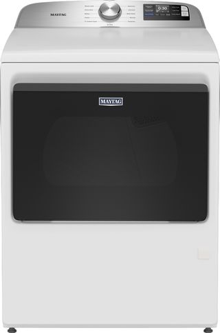 Maytag® 7.4 Cu. Ft. White Smart Front Load Electric Dryer with Extra Power