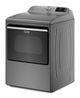 Maytag® 7.4 Cu. Ft. Metallic Slate Front Load Gas Dryer-1