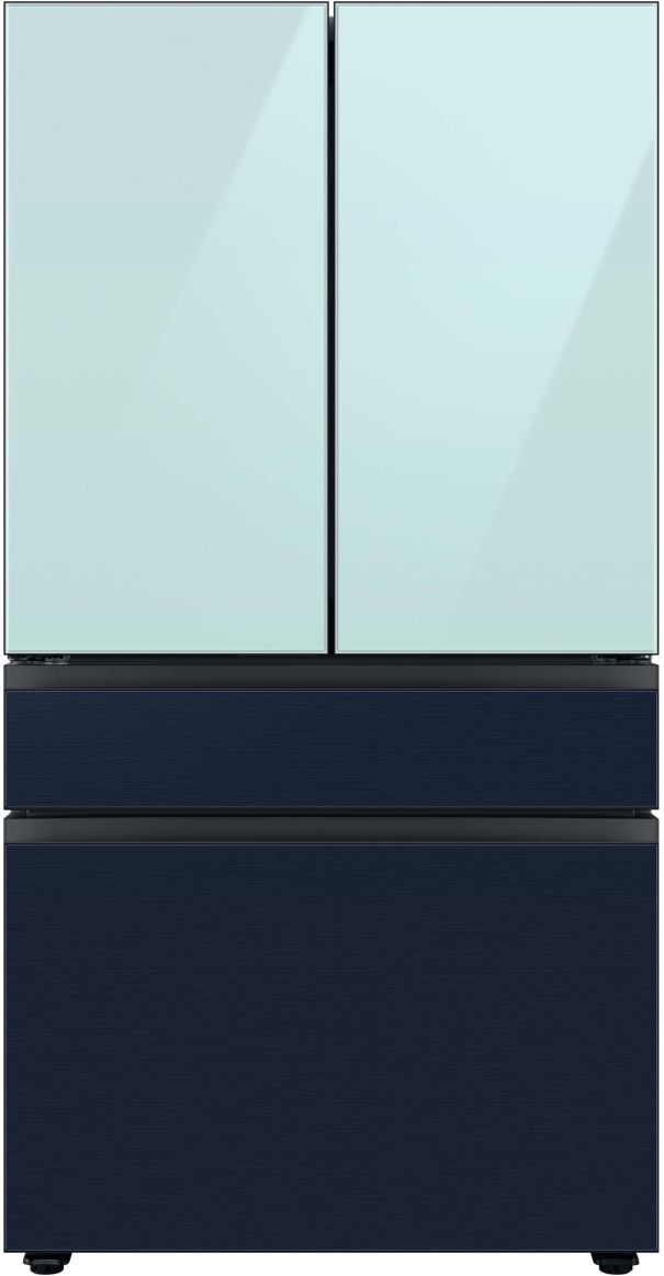Samsung Bespoke 18" Morning Blue Glass French Door Refrigerator Top Panel-4