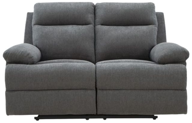 Signature Design by Ashley® Tarrant Charcoal Manual Reclining Loveseat-2