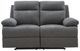 Signature Design by Ashley® Tarrant Charcoal Manual Reclining Loveseat-2