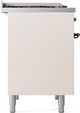 Ilve® Nostalgie II Series 40" Antique White Pro Style Dual Fuel Range-3