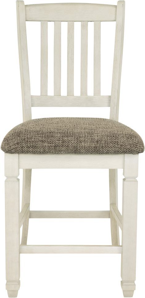 Signature Design by Ashley® Bolanburg Two-Tone Upholstered Counter Stool-1