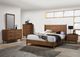 Furniture of America® Tromso Walnut Queen Panel Bed-1