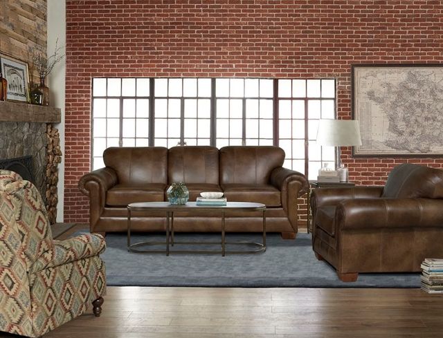 Creek Side Customs Customizable Monroe Leather Sofa-1
