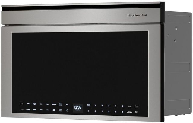 KitchenAid® 1.1 Cu. Ft. PrintShield™ Stainless Steel Built-In Microwave -4