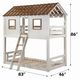 ACME Furniture Inara Rustic Oak/White Twin Over Twin Bunk Bed-3