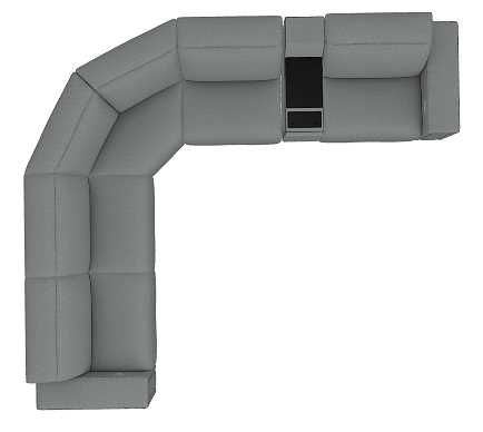 La-Z-Boy® Armitage Graphite Power Reclining Sectional with Custom Layout Options-3