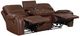 Homelegance® Newnan Brown Double Power Reclining Sofa-5