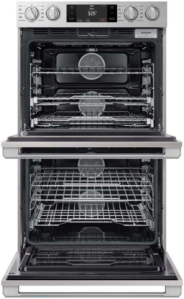 Dacor® Transitional 30" Silver Stainless Steel Built In Double Electric Wall Oven-1