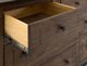 International Furniture Direct Parota III Barrel Brown Chest-4