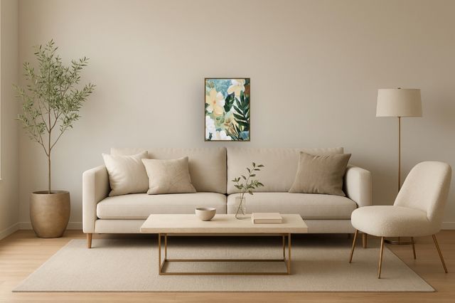 Classy Living Poetic Floral Serenity II Wall Art-1
