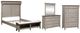 Liberty Furniture Ivy Hollow 4-Piece Dusty Taupe/Weathered Linen Queen Mantle Storage Bedroom Set with Chest-0