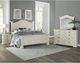 Vaughan-Bassett Rustic Hills Weathered White King Poster Footboard-3