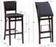 Linon Keira Espresso Folding Bar Stool-2