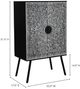 Moe's Home Collection Sunburst Black Wine Cabinet-4