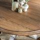 Legacy Classic Vintage Market Barnwood Oak Dining Table with Picket Fence Base-4