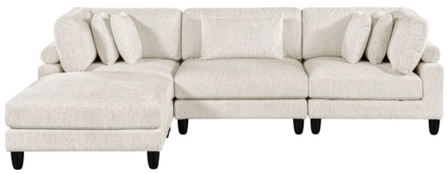 Homelegance® Robstown 4-Piece Beige Modular Sectional with Ottoman-2