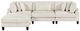 Homelegance® Robstown 4-Piece Beige Modular Sectional with Ottoman-2