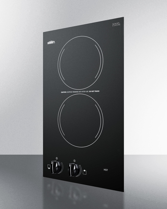 Summit® 12" Black Electric Cooktop-1