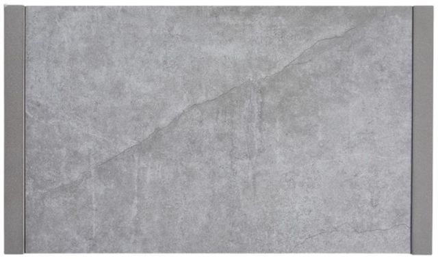 Signature Design by Ashley® Moonlight View Gray Aluminum/Stone Outdoor Cocktail Table-2