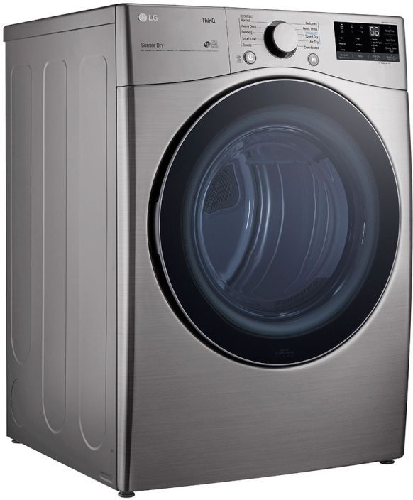 LG 7.4 Cu. Ft. Graphite Steel Front Load Gas Dryer-2