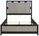Homelegance® Garrison Charcoal/Gray Eastern King Panel Bed-3