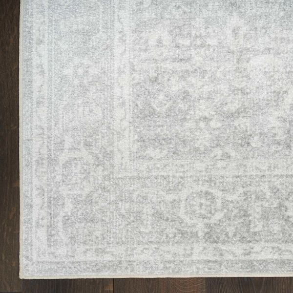 Nourison Home™ Astra Machine Washable Light Gray 5'x7' Area Rug-4