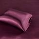 Olliix by Madison Park Essentials 6-Piece Purple California King Satin Wrinkle-Free Luxurious Sheet Set-2