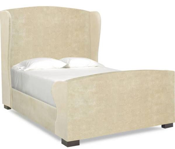 Parker Southern Dream Creations Beige Wing Bed with Footboard-0