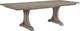 Winners Only® Xena Grey 96" Pedestal Dining Table with Leaf-0