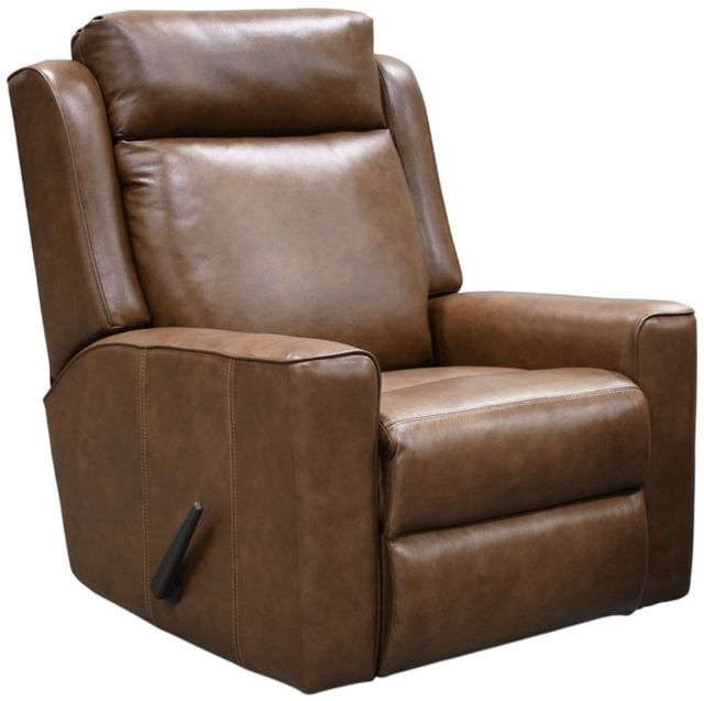 England Furniture Customizable Leather Manual Rocker Recliner-0