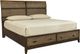 aspenhome® Westlake Portobello King Sleigh Storage Bed-0