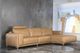 Fornirama 345 2-Piece Beige Sectional with Adjustable Headrest Set-1