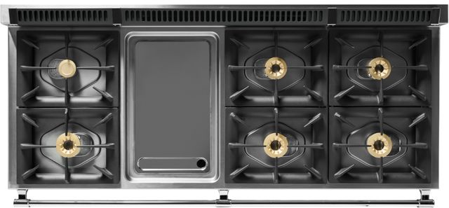 Viking® Tuscany 66” Antique Bronze Pro Style Dual Fuel Range with Griddle-3